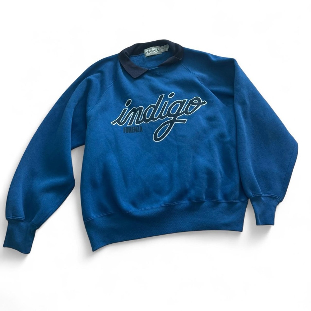Forenza Indigo Blue Crewneck Sweater